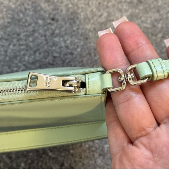 Prada mini brushed-leather shoulder bag - Picture 7 of 11